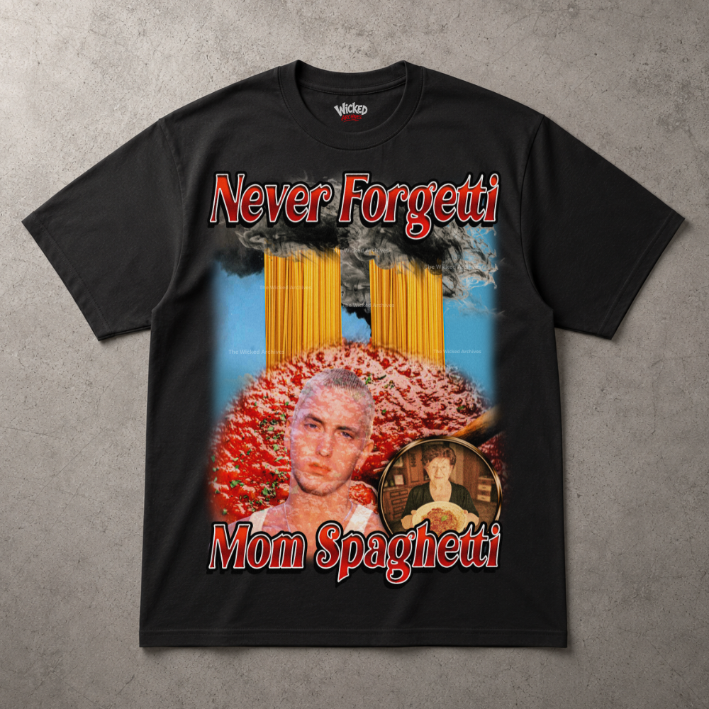 Never Forgetti Mom Spaguetti T-Shirt