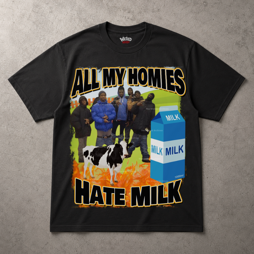 All My Homies Hate Milk T-Shirt